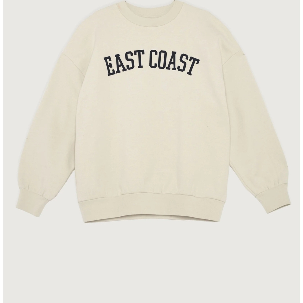 NWT Oak + Fort East Coast Oversized Sweater - Size Small